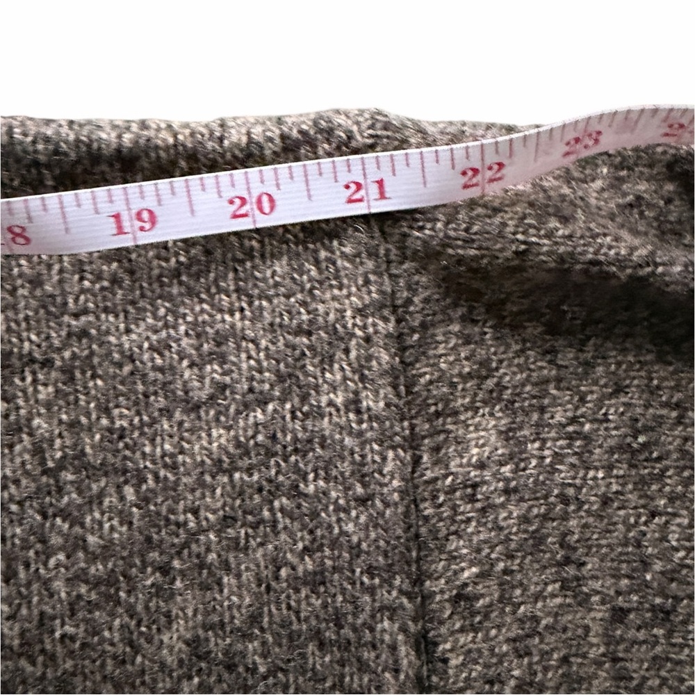 VTG Woolrich Men's Olive Heather Gray Wool Blend Sweater size XL Warm Light - Picture 5 of 9